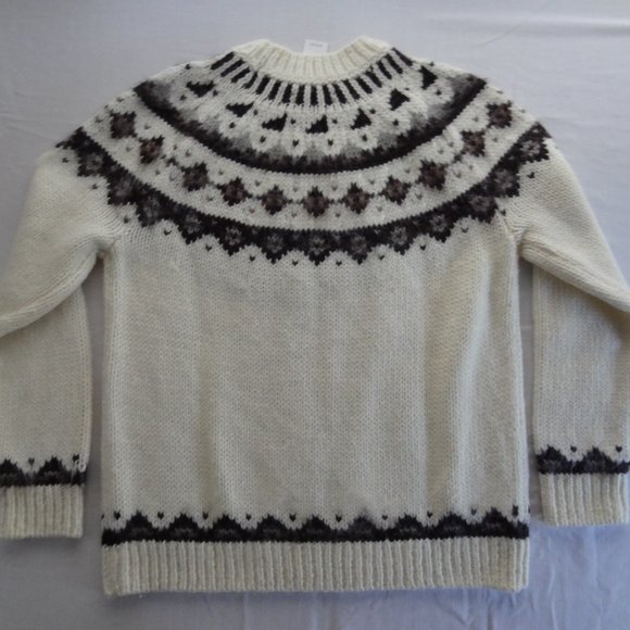 NWT Loft Ann Taylor XL Knit Fair Isle Sweater - Picture 11 of 11